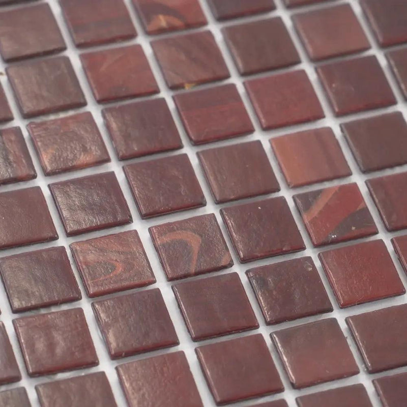 Ruby Red 12x12 Glossy Uniform Square Glass Mosaic Tile (20 pack, 20 sq ft/case) by Apollo Tile