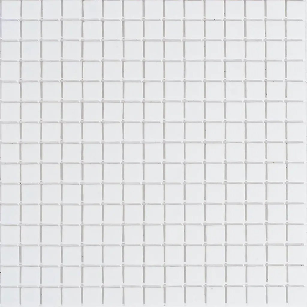 Off-White 12x12 Glossy Uniform Square Glass Mosaic Tile (20 pack, 20 sq ft/case) by Apollo Tile