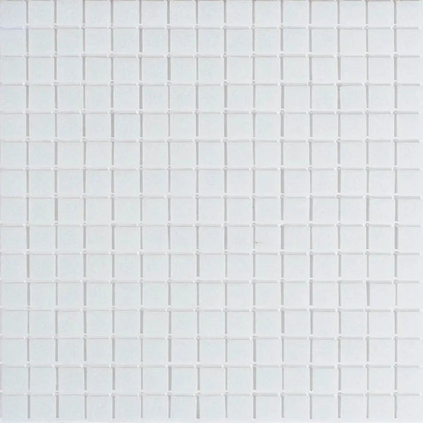 Pearl White 12x12 Glossy Uniform Square Glass Mosaic Tile (20 pack, 20 sq ft/case)
