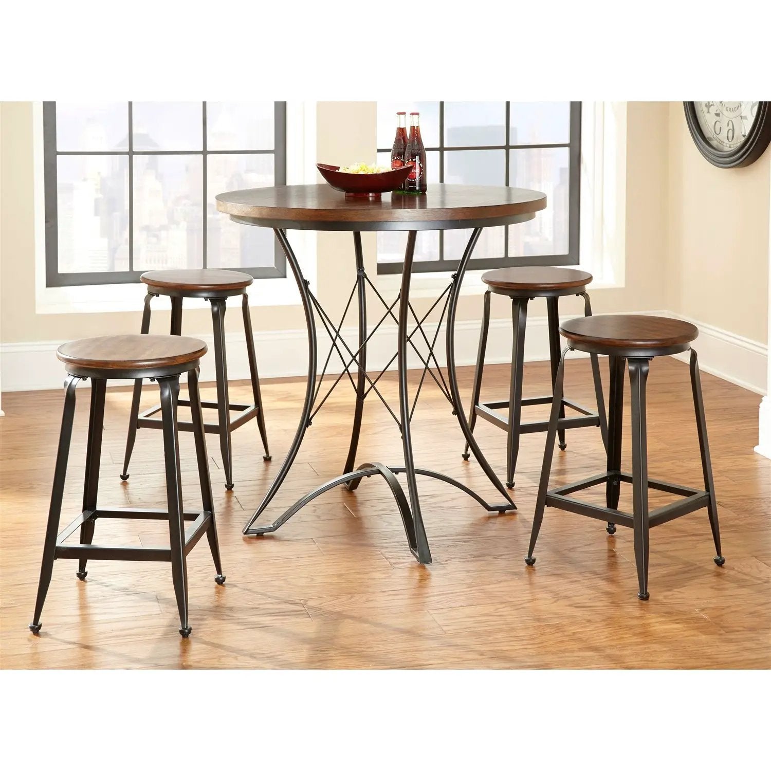 Round 36-inch Counter Height Kitchen Dining Table by HomePacific