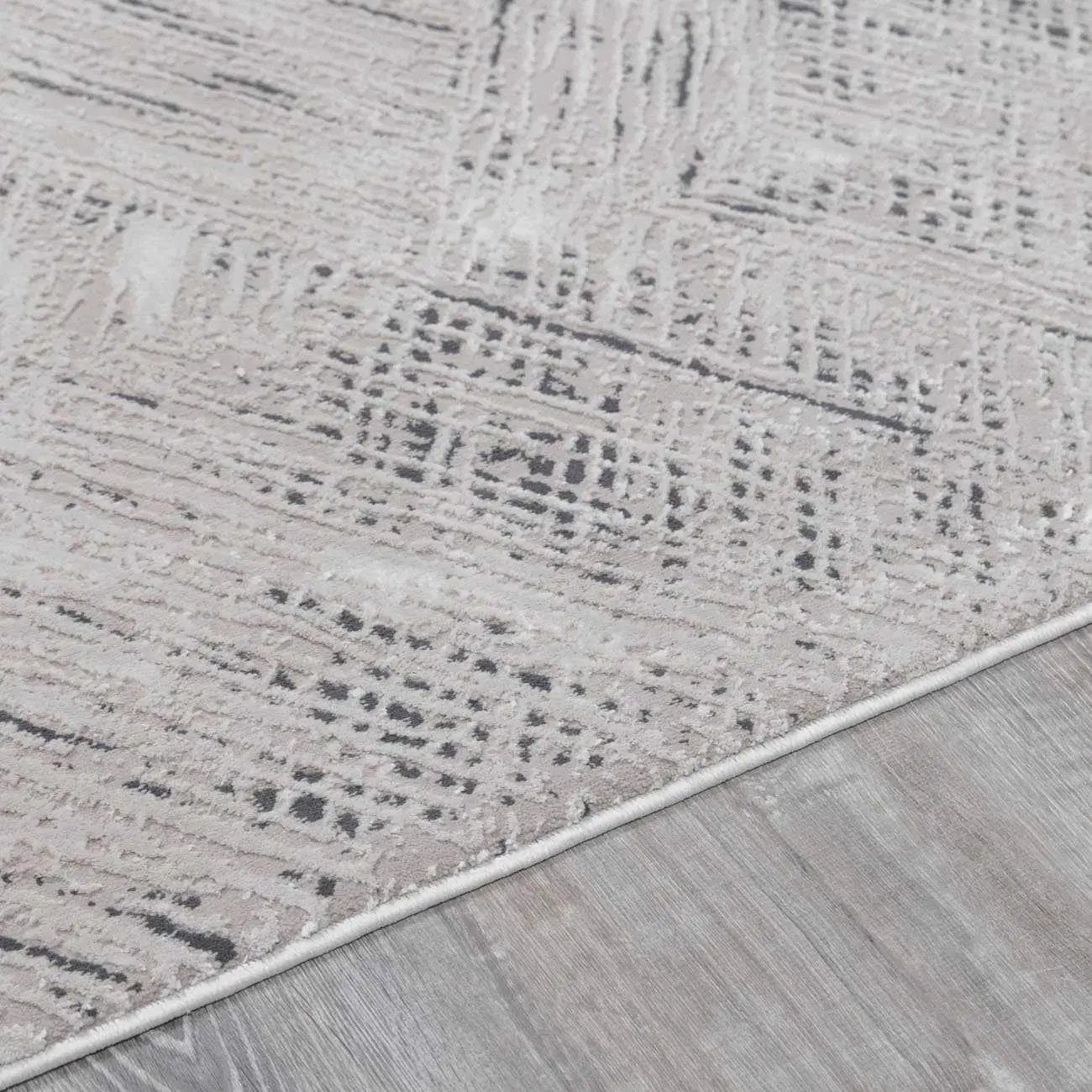 Garza Diamond Textured Washable Rug by Boutique Rugs