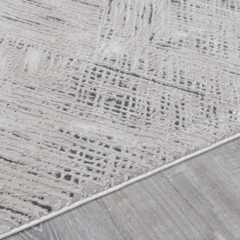 Garza Diamond Textured Washable Rug by Boutique Rugs