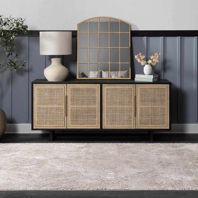 Garza Diamond Textured Washable Rug by Boutique Rugs