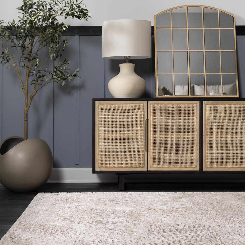 Garza Diamond Textured Washable Rug by Boutique Rugs