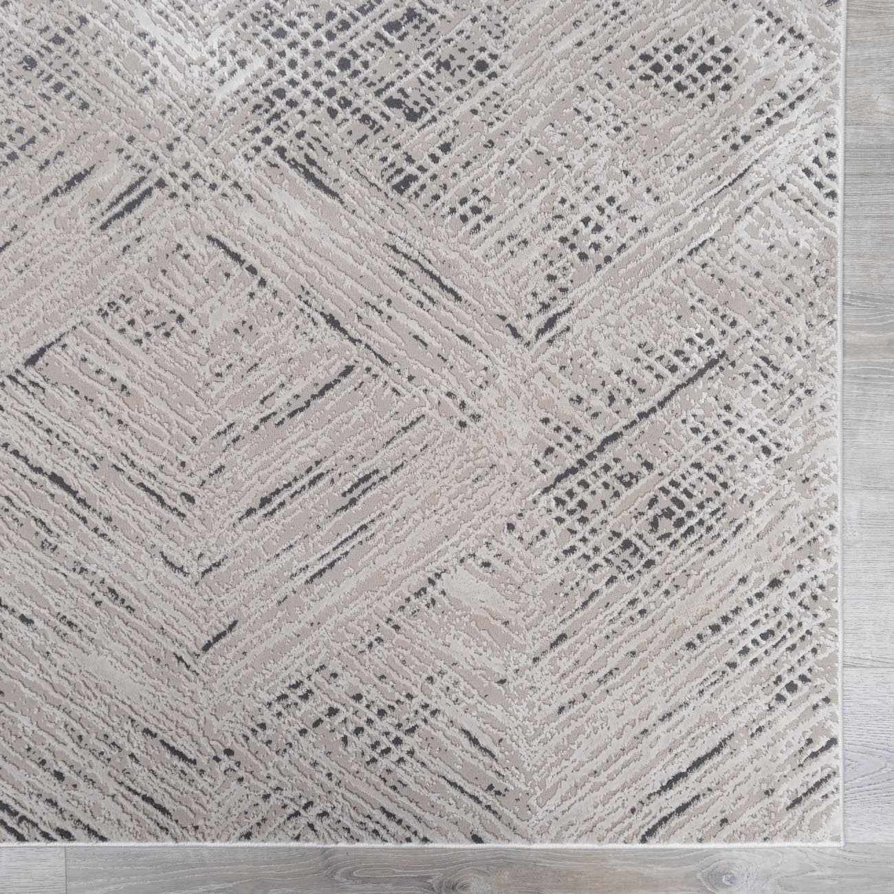 Garza Diamond Textured Washable Rug by Boutique Rugs