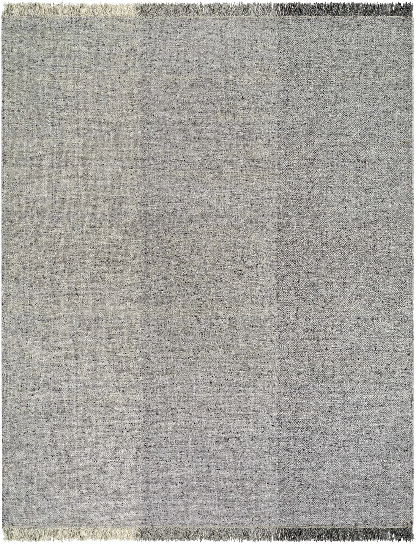 Penha Gray Monochrome Wool Area Rug - Clearance by Boutique Rugs