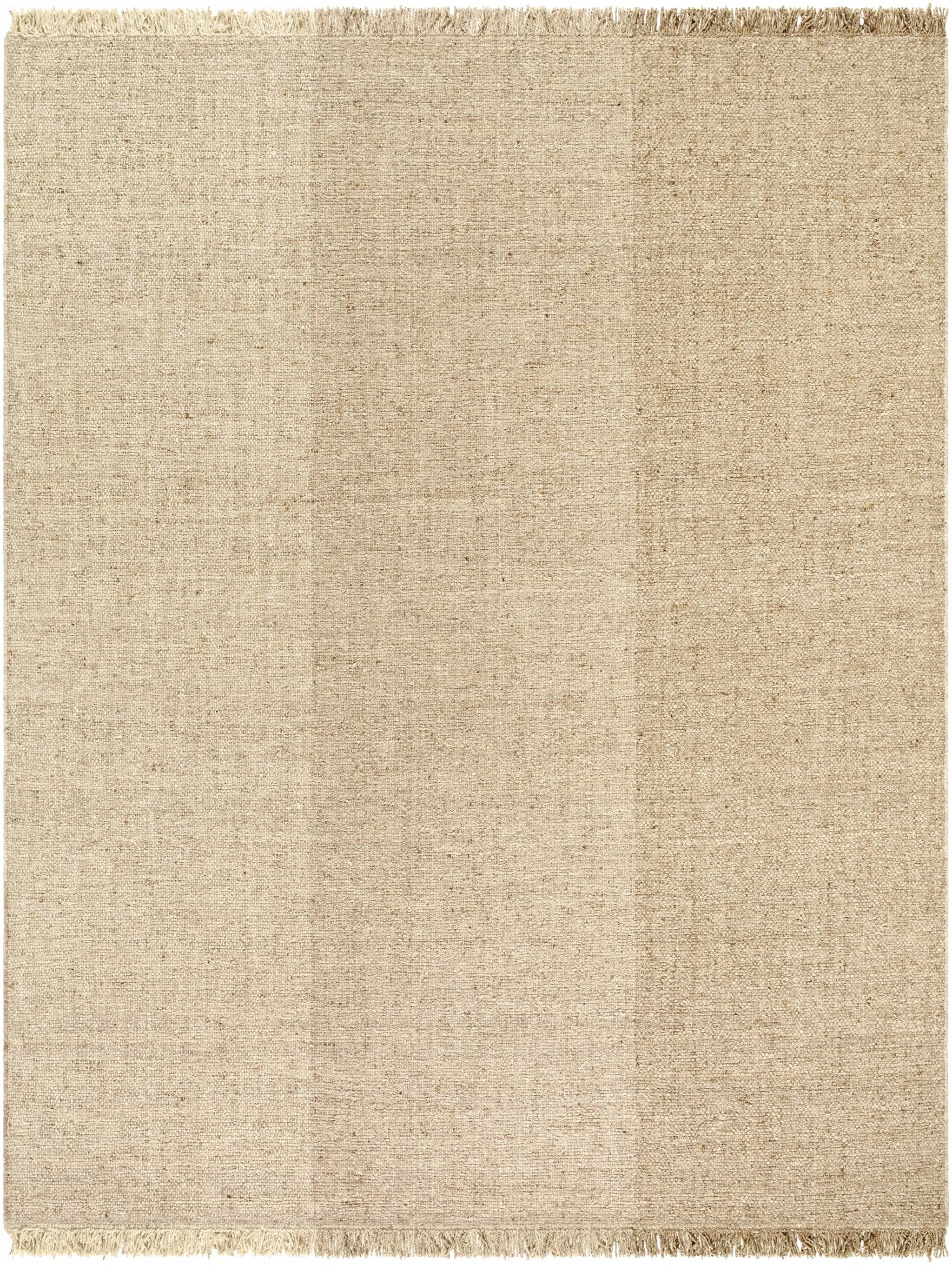 Penha Beige Monochrome Wool Area Rug - Clearance by Boutique Rugs