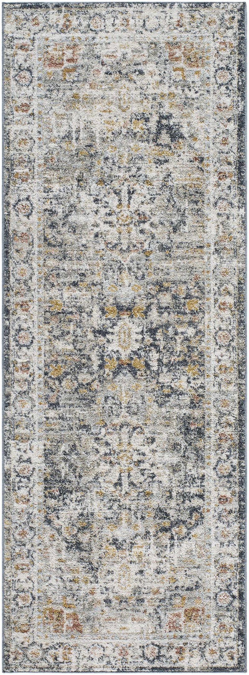 Ivria Navy & Rust Area Rug by Boutique Rugs