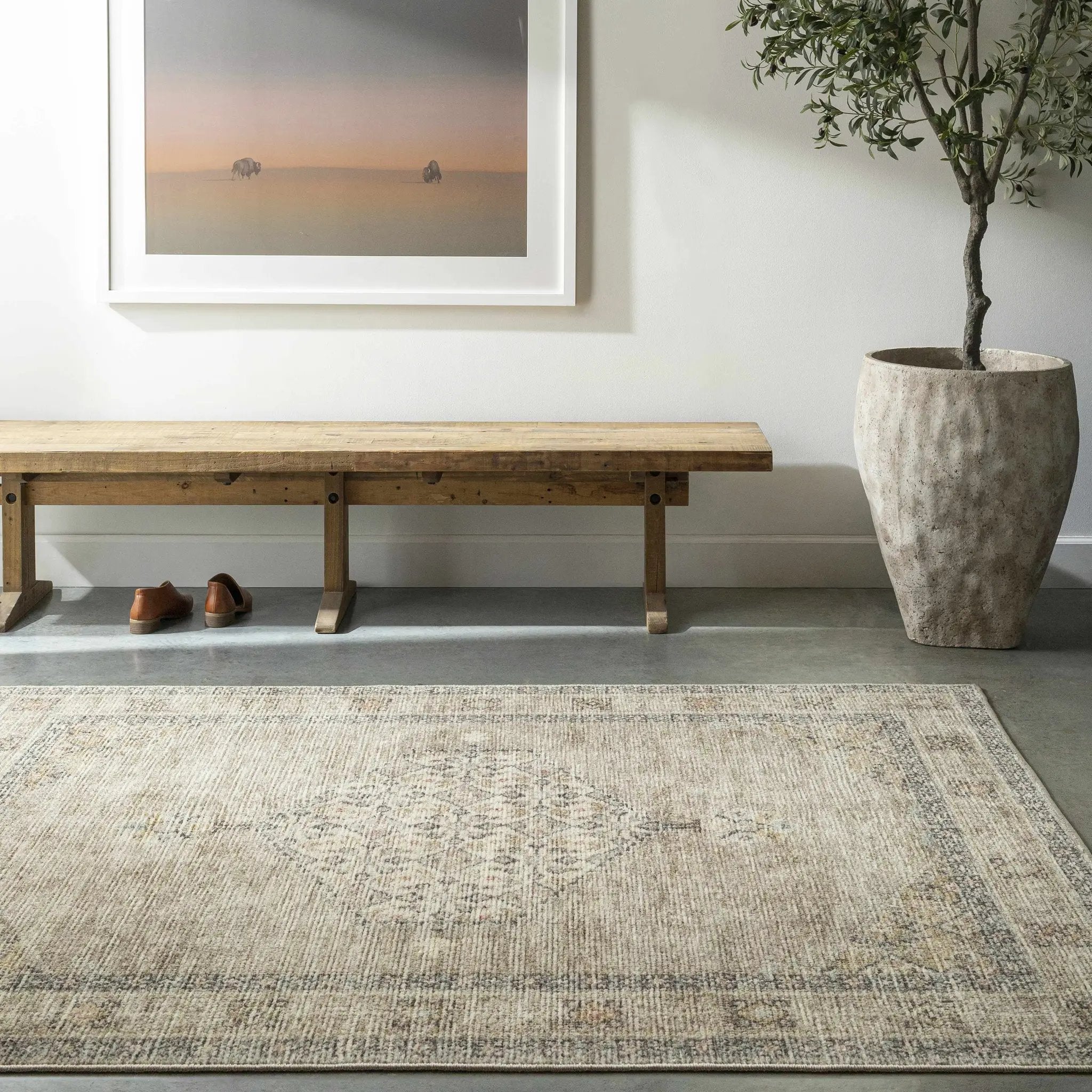 Lila Machine Woven Becki Owens x LIVABLISS BOLC-2301 Area Rug by Boutique Rugs
