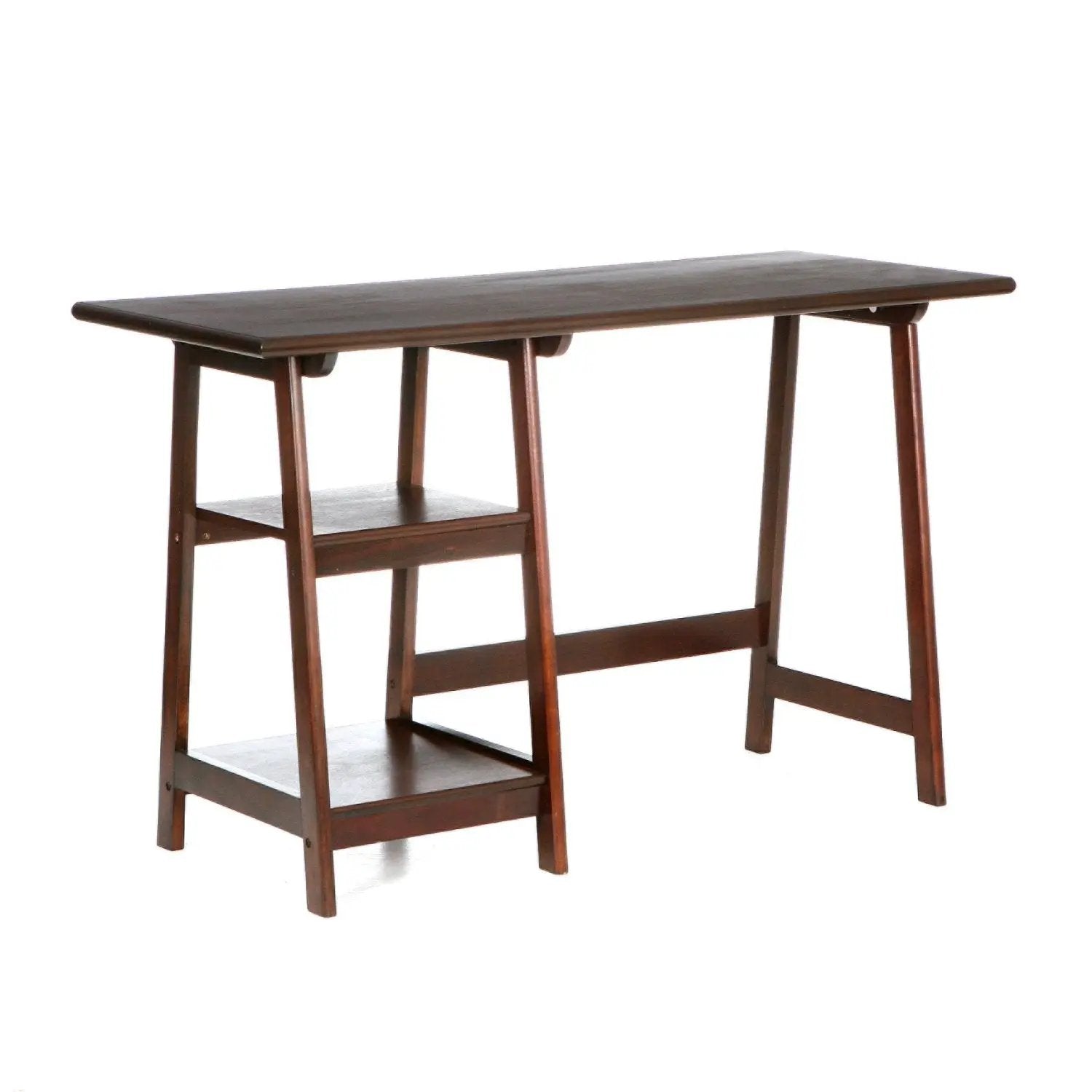Espresso Finish Wood Home Office Laptop Computer Desk by HomePacific