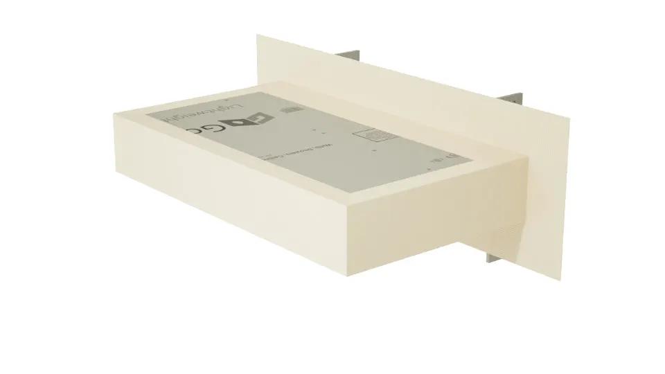 The Original Floating Shower Bench Kit­™ with GoBoard® & Original Shower Bench Bracket® by The Original Granite Bracket