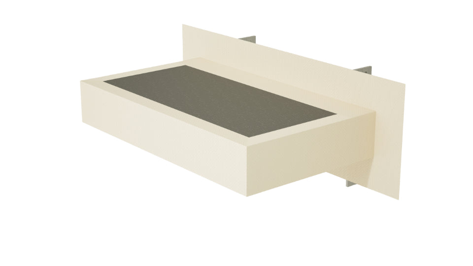 The Original Floating Shower Bench Kit™ with The Original Shower Bench Bracket® by The Original Granite Bracket