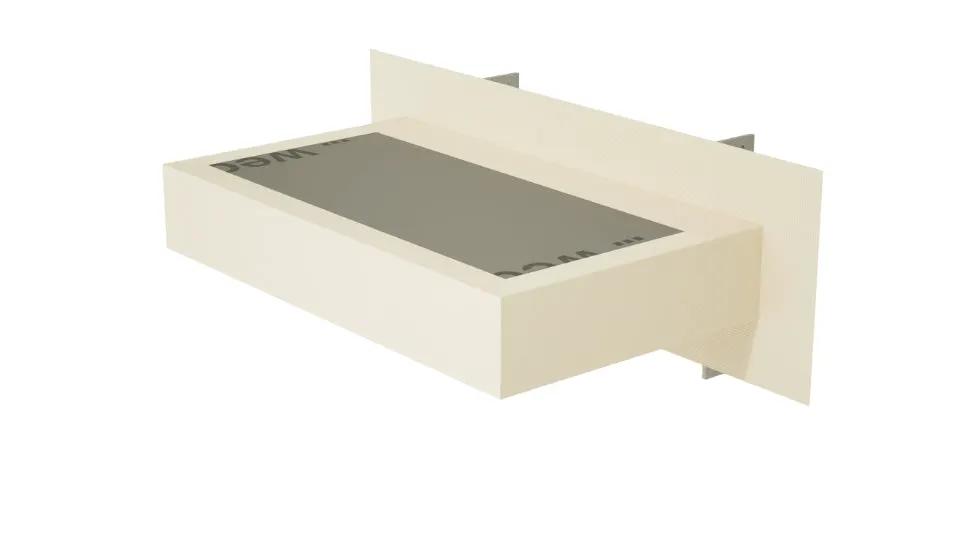 The Original Floating Shower Bench Kit­™ with wedi® & Original Shower Bench Bracket® by The Original Granite Bracket