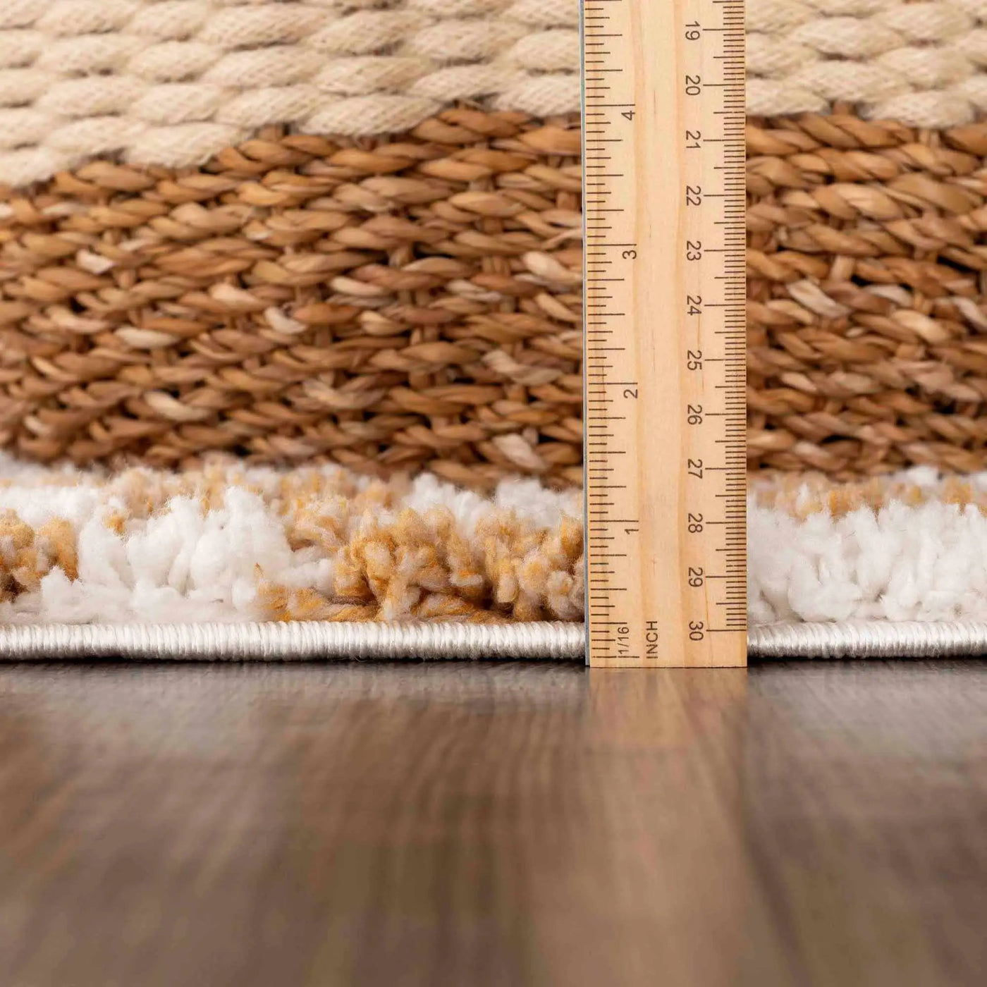 Kieu Mustard & Ivory Checkered Area Rug by Boutique Rugs