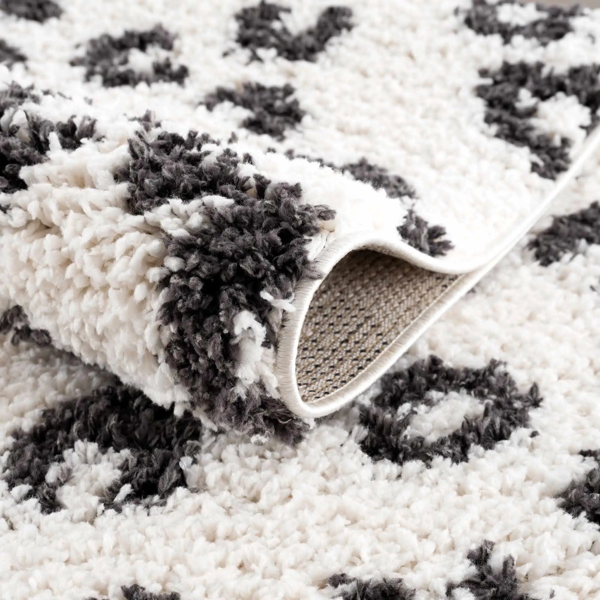 Zhen Black Spots Leopard Rug - Clearance by Boutique Rugs