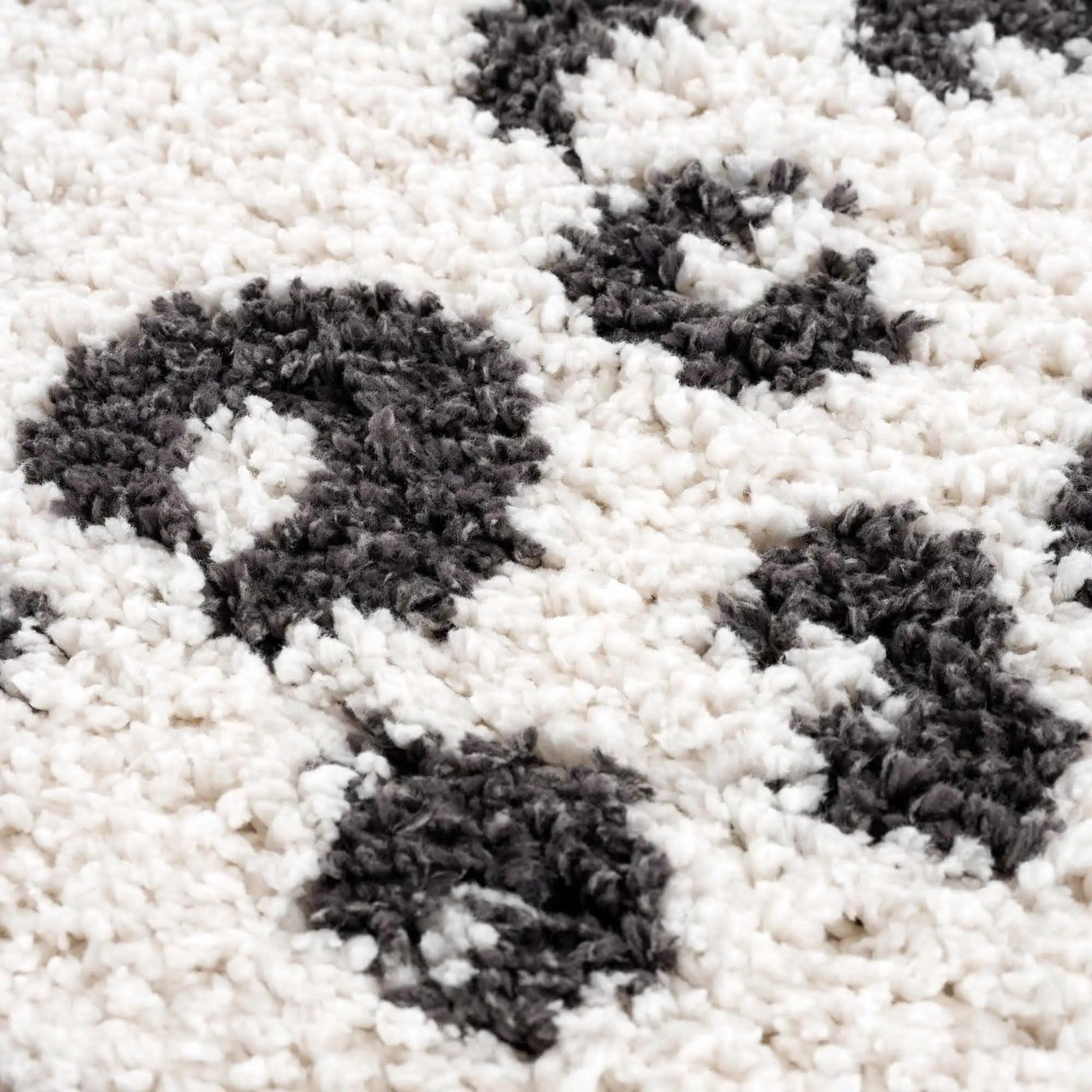 Zhen Black Spots Leopard Rug - Clearance by Boutique Rugs