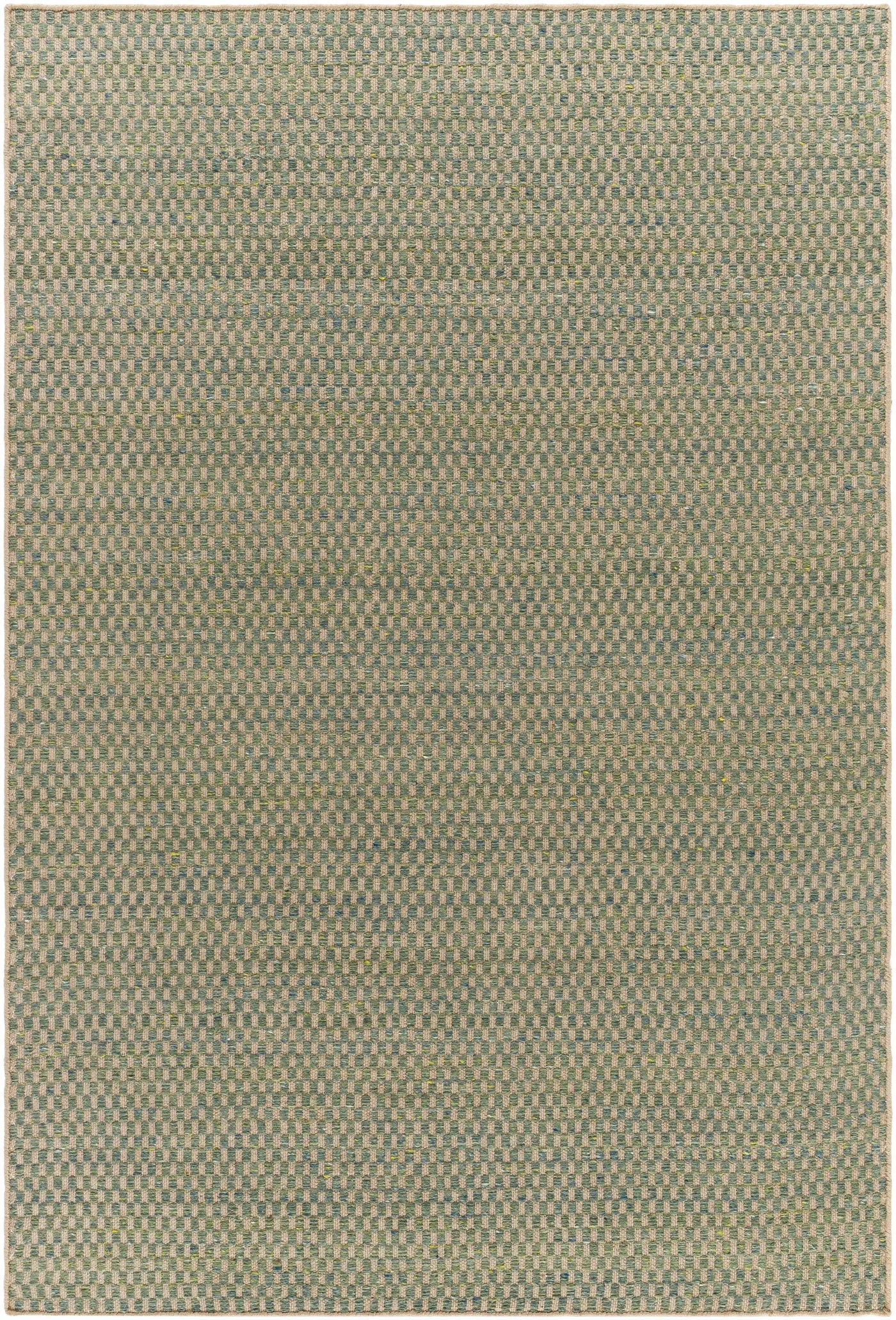 Verdel Sage Cottage Farmhouse Wool Handmade Area Rug - Clearance by Boutique Rugs