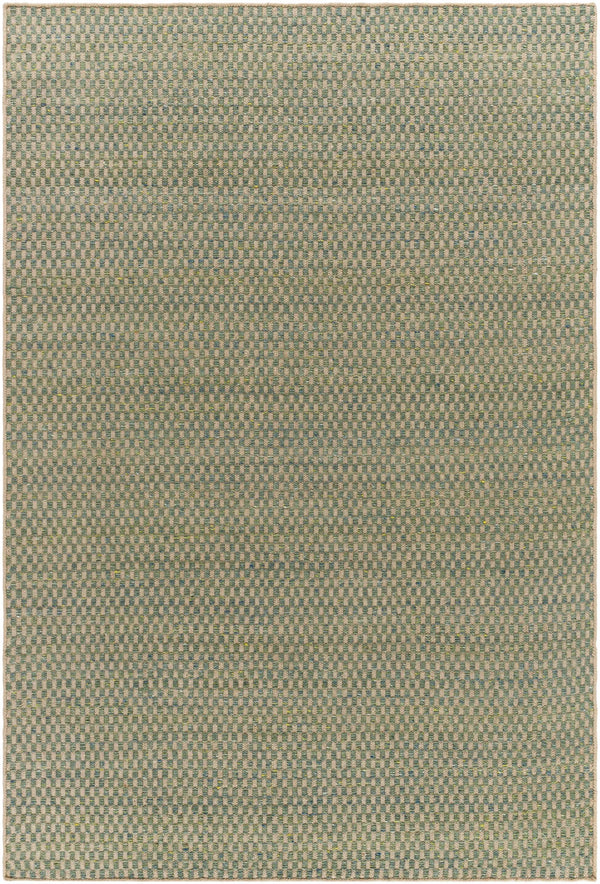 Verdel Sage Cottage Farmhouse Wool Handmade Area Rug - Clearance