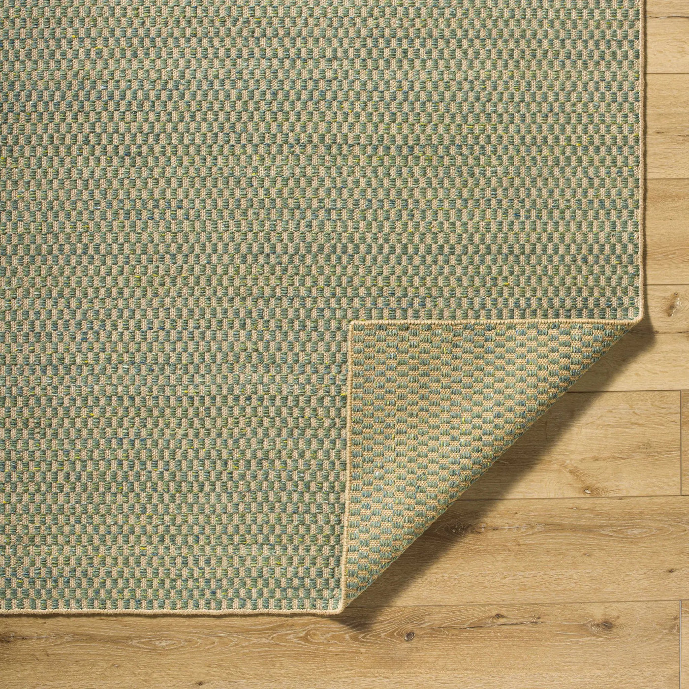 Verdel Sage Cottage Farmhouse Wool Handmade Area Rug - Clearance by Boutique Rugs
