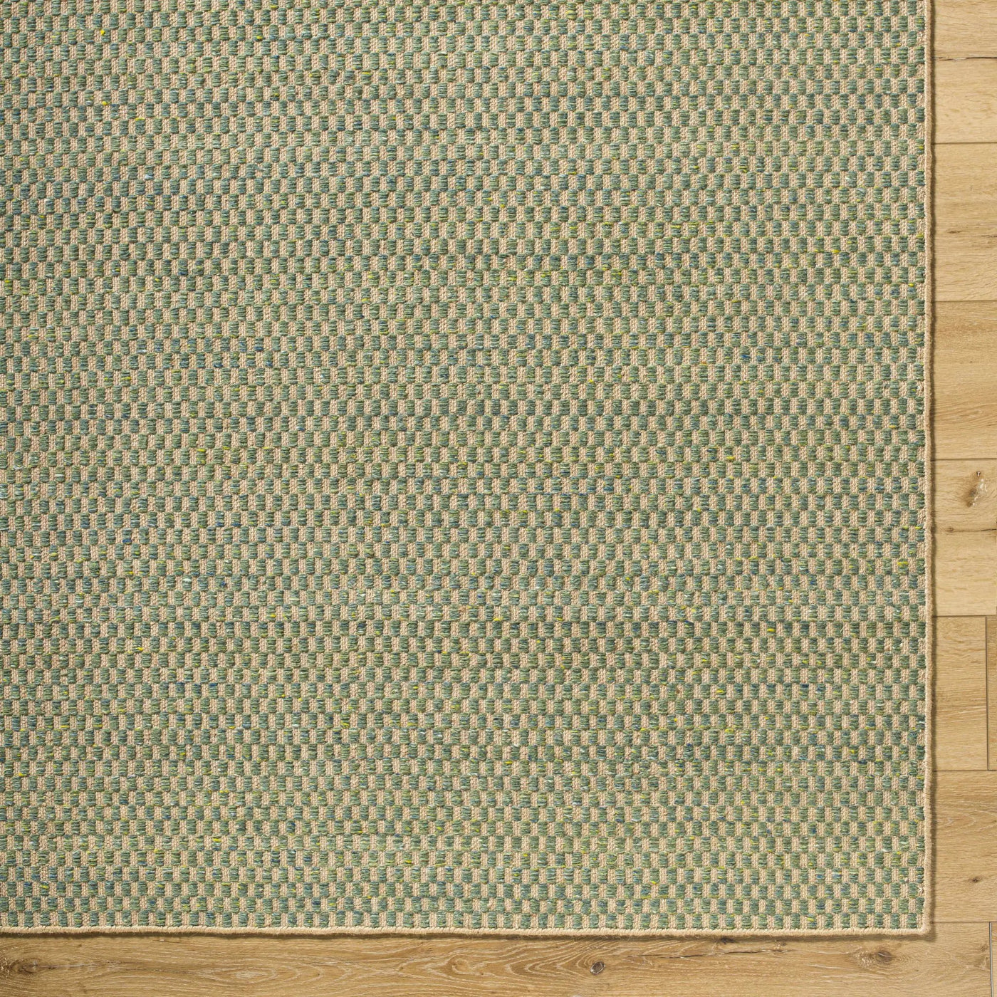 Verdel Sage Cottage Farmhouse Wool Handmade Area Rug - Clearance by Boutique Rugs