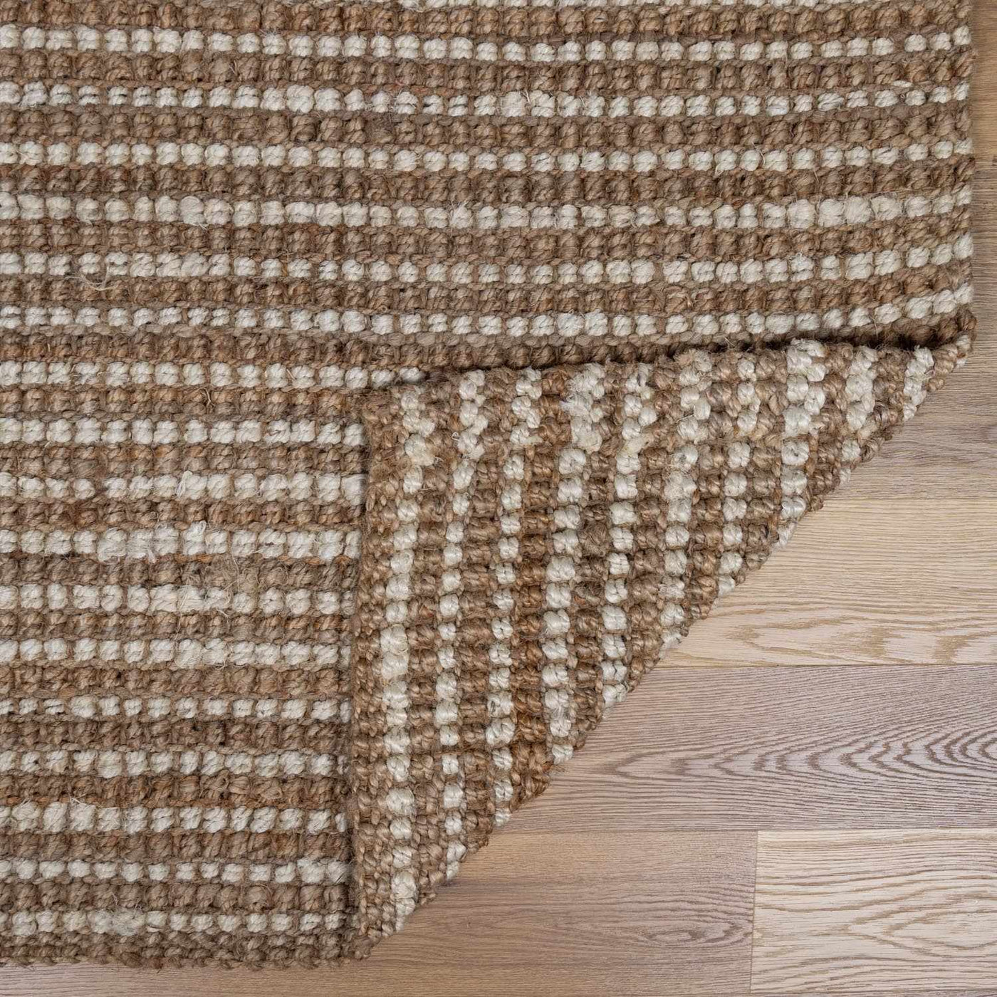 Ambel Tan Camel Jute Area Rug by Boutique Rugs