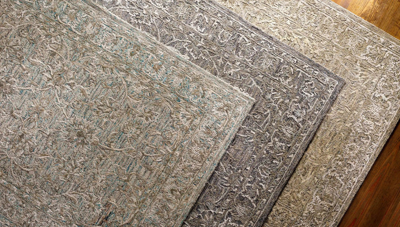 Browning Wool & Faux Silk Rug by Boutique Rugs