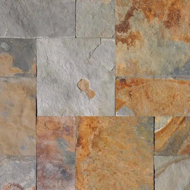 California Gold Gauged Pattern Slate Tiles by MSI Surfaces