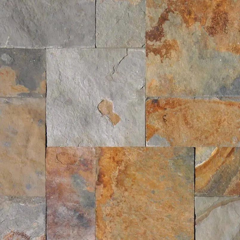 California Gold Gauged Pattern Slate Tiles by MSI Surfaces