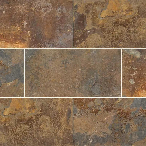 California Gold Gauged Slate Tiles 12x24