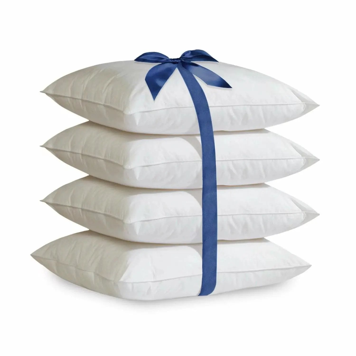Set of 4 - Standard size Down Alternative Pillows - Machine Washable by HomePacific