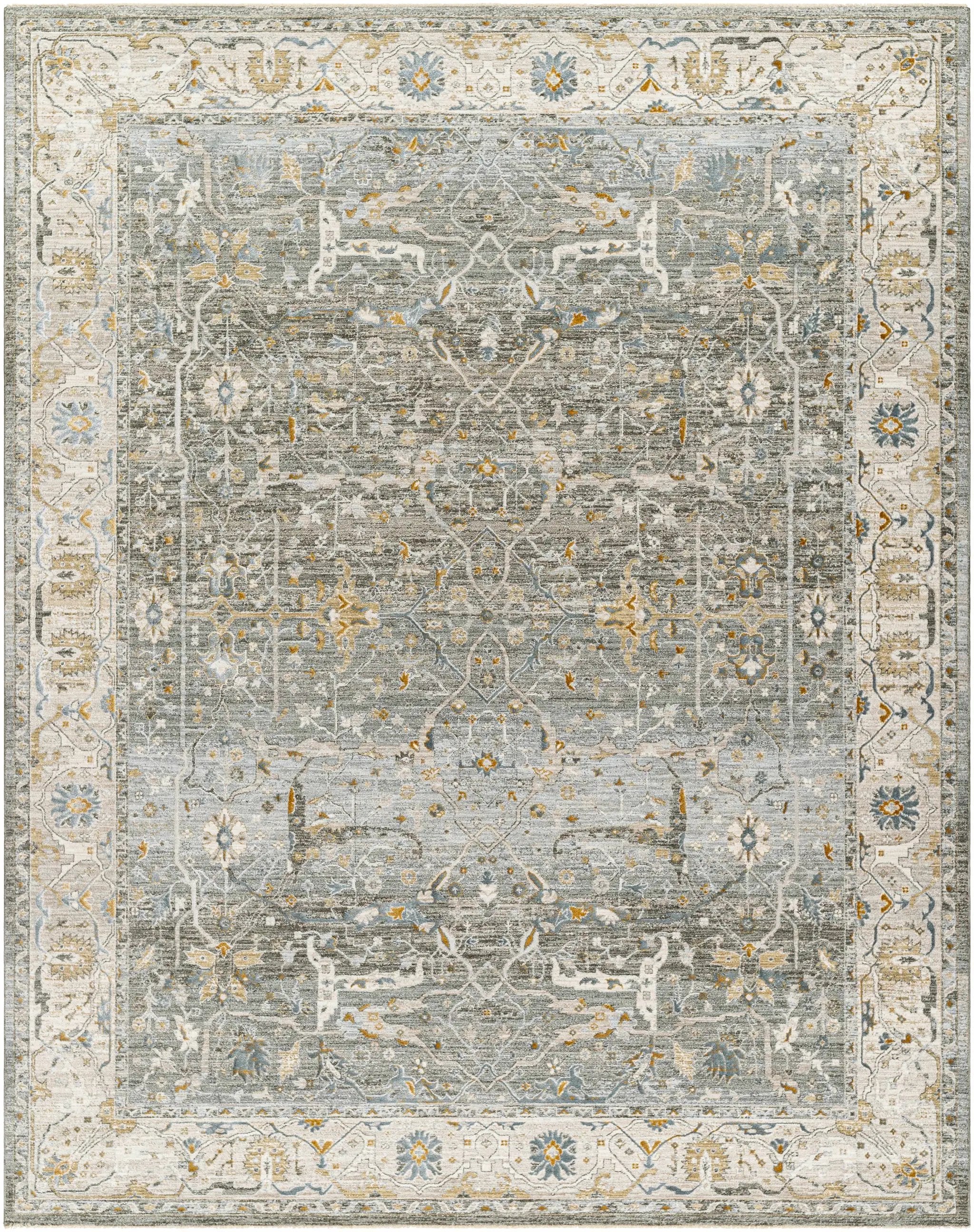 Aviva Teal Textured Rug with Fringes by Boutique Rugs