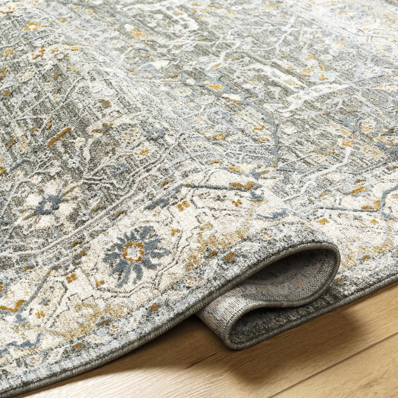 Aviva Teal Textured Rug with Fringes by Boutique Rugs