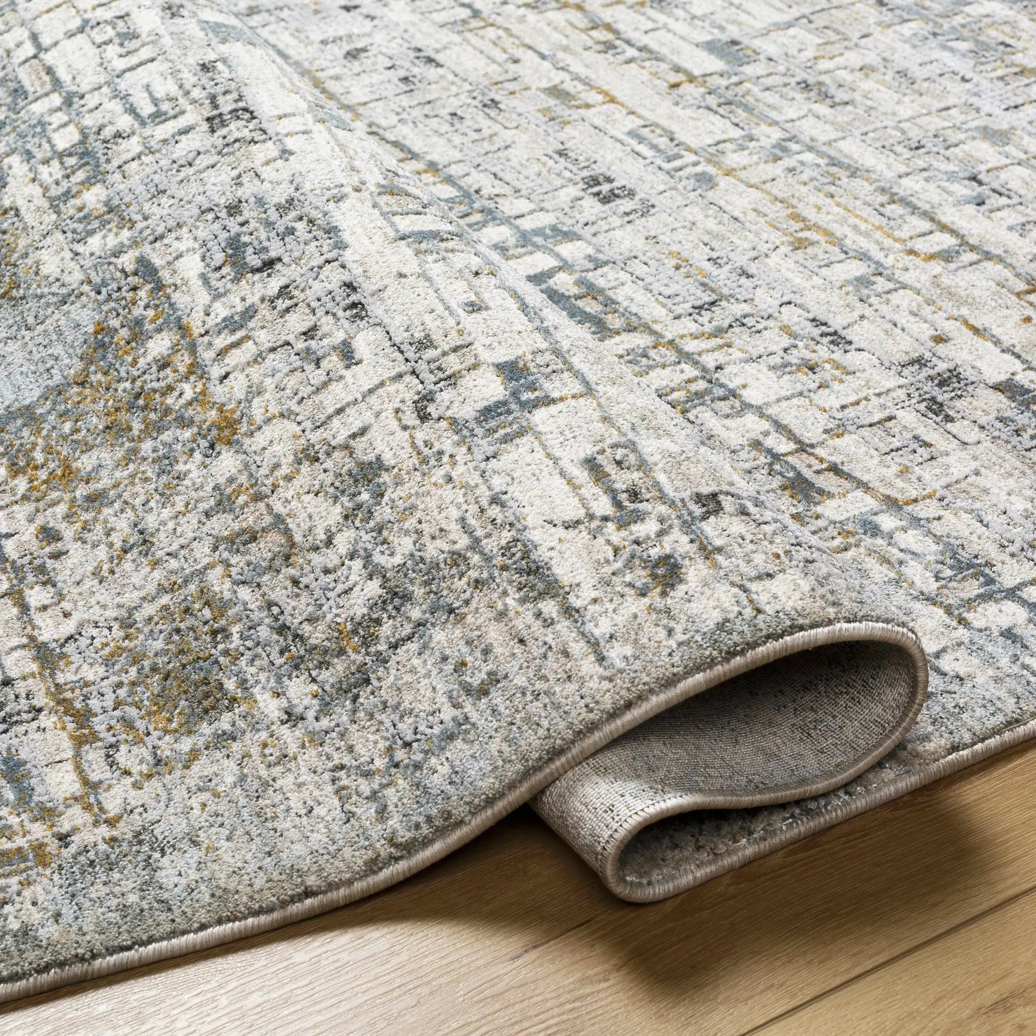Chaka Textured Rug with Fringes by Boutique Rugs