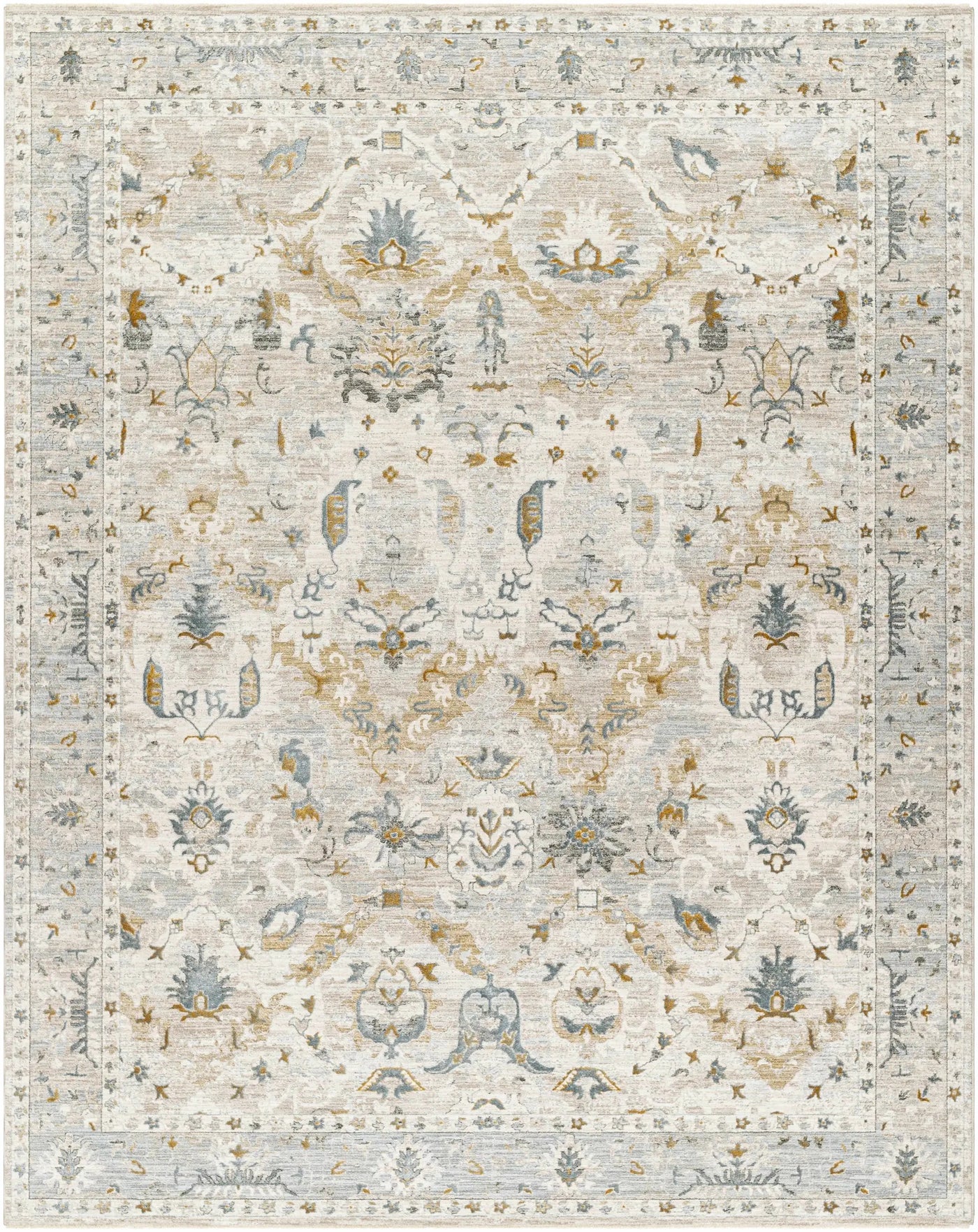 Emile Textured Rug with Fringes by Boutique Rugs