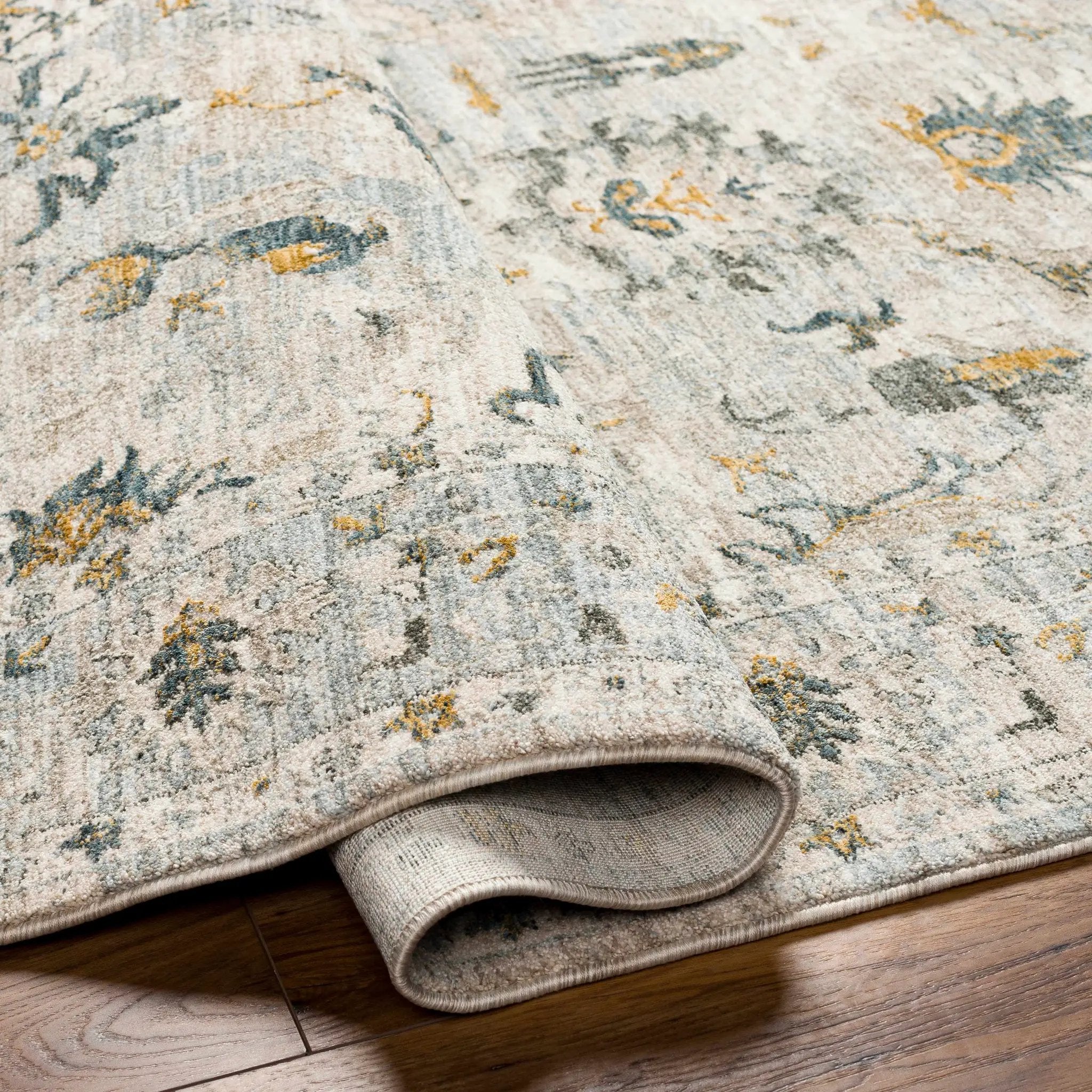 Emile Textured Rug with Fringes by Boutique Rugs