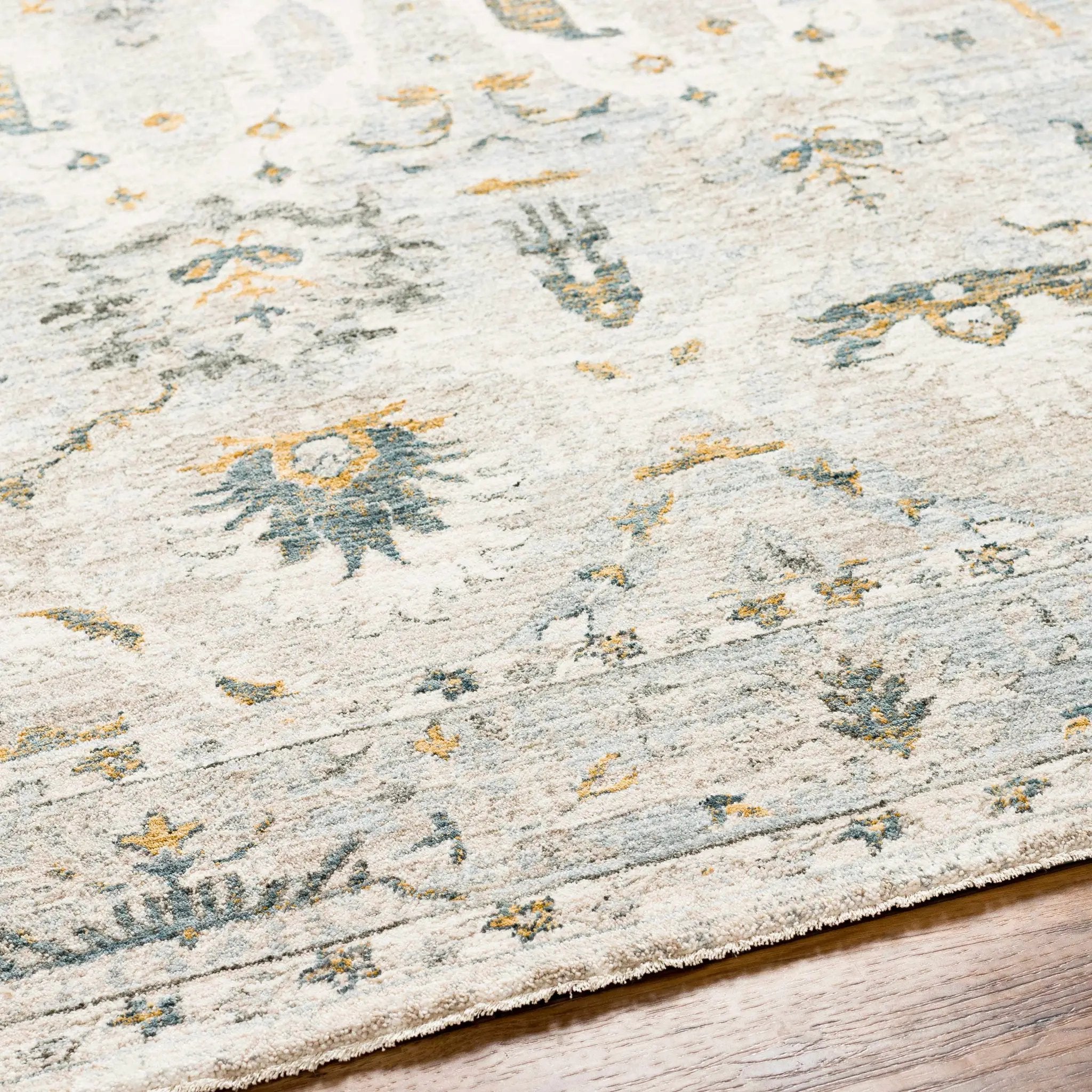 Emile Textured Rug with Fringes by Boutique Rugs