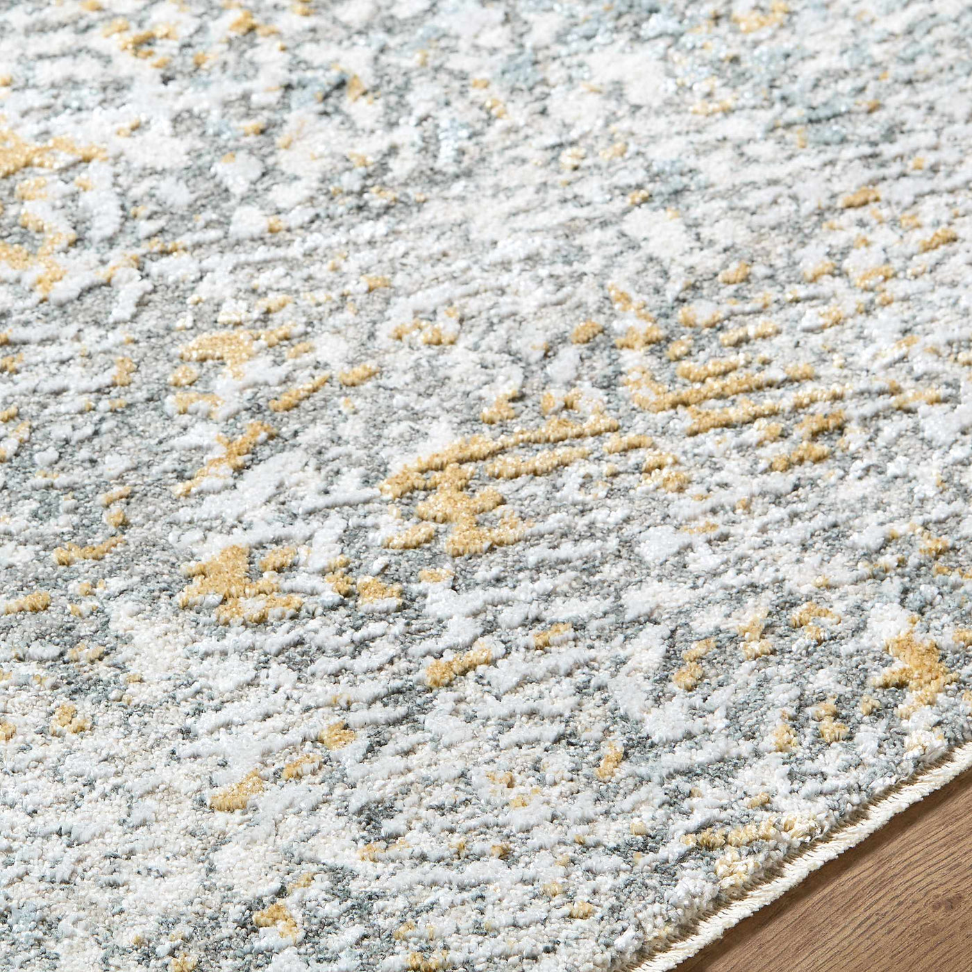 Fleur Textured Rug with Fringes by Boutique Rugs