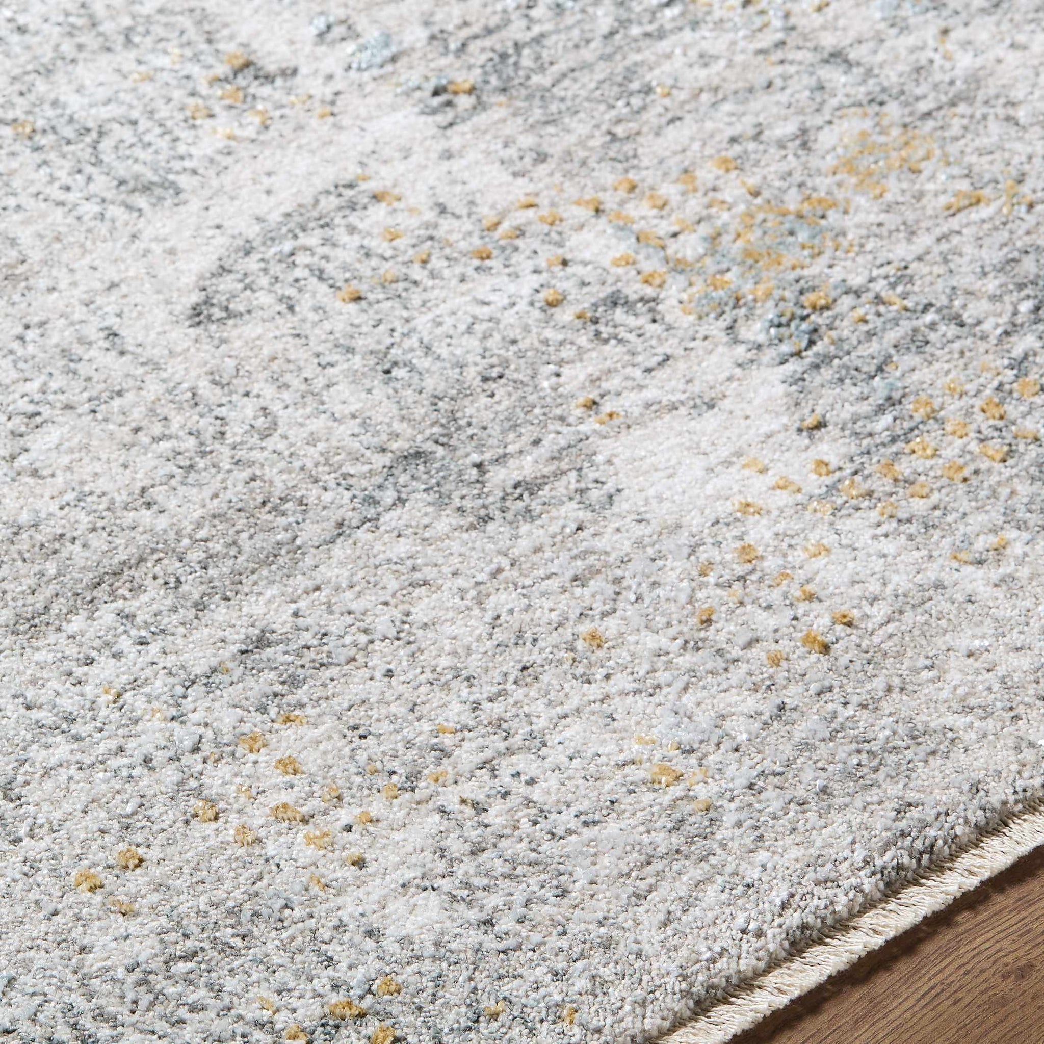 Gryta Textured Rug with Fringes by Boutique Rugs