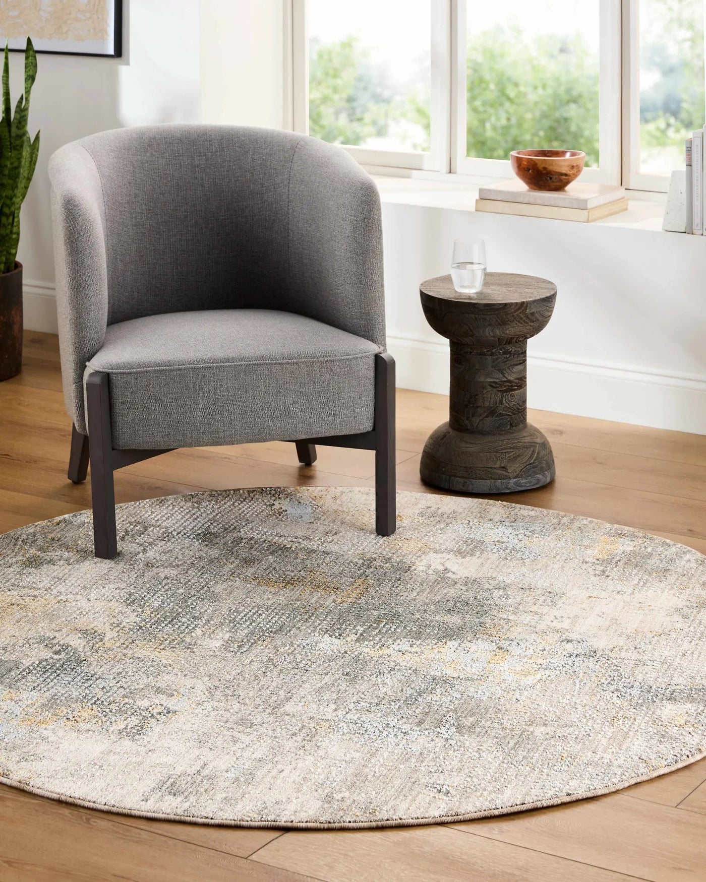 Haydn Rock Pattern Rug with Fringes by Boutique Rugs
