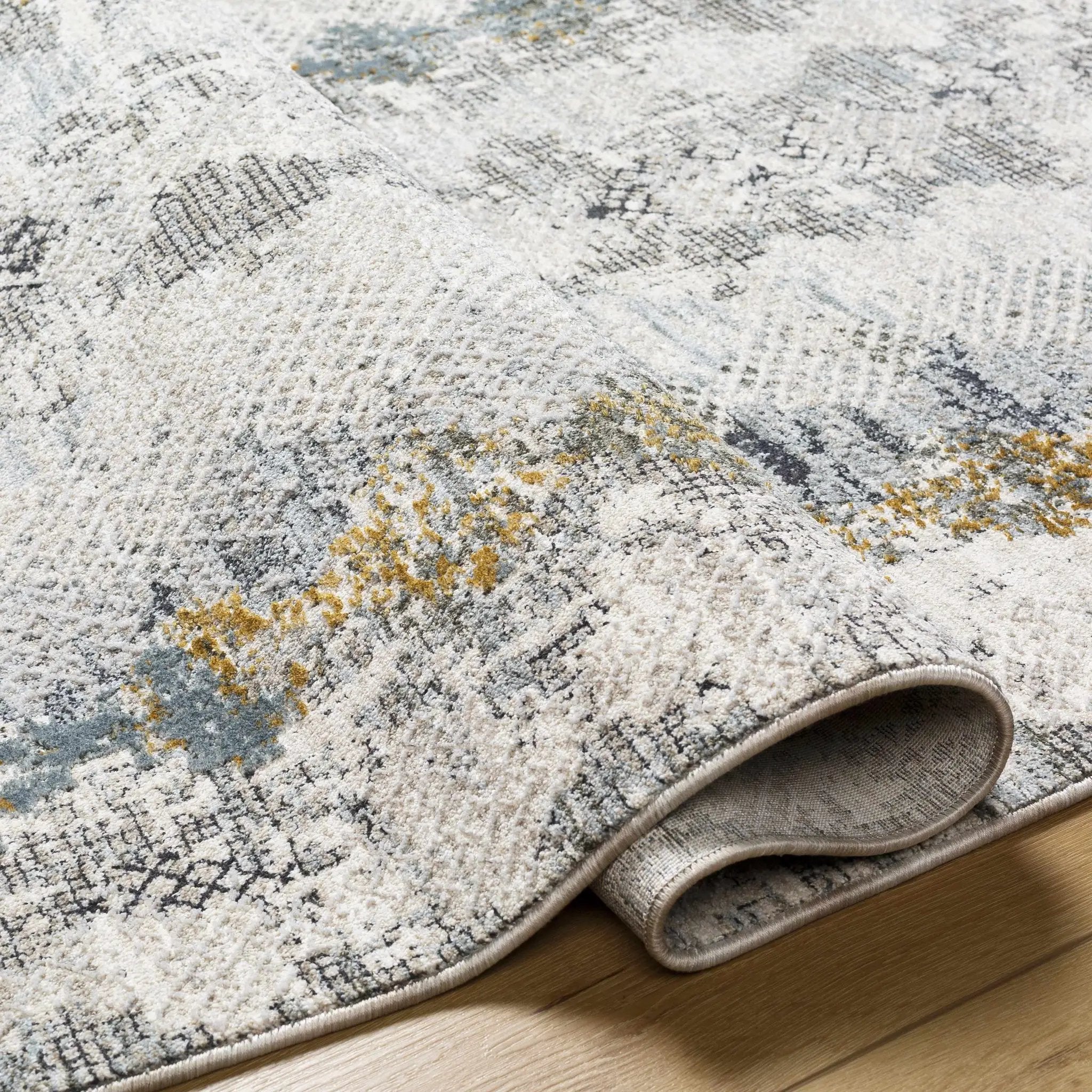 Lalo Textured Rug with Fringes by Boutique Rugs