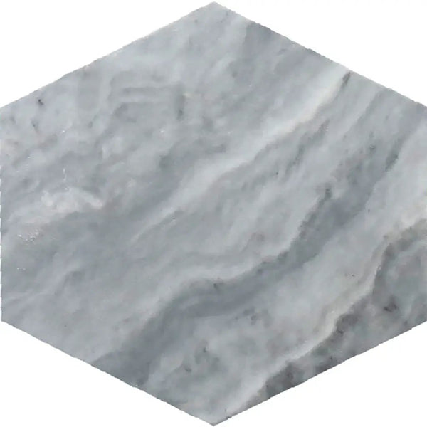 Gray 10x10 Honed Hexagon Bardiglio Marble Tile (5 pack, 2.95 sq ft/case), photo 2 of 3