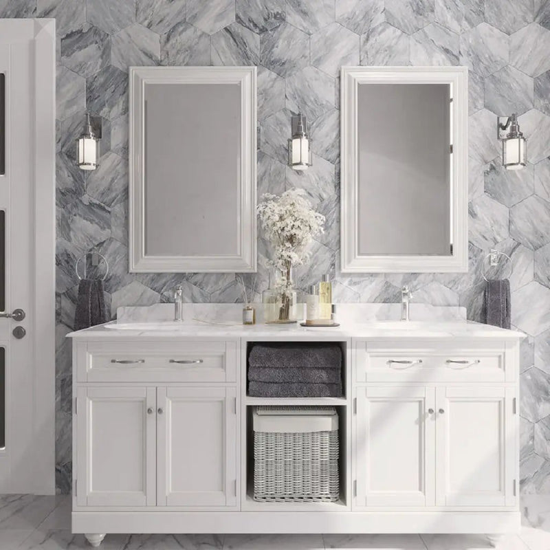 Gray 10x10 Honed Hexagon Bardiglio Marble Tile (5 pack, 2.95 sq ft/case) by Apollo Tile