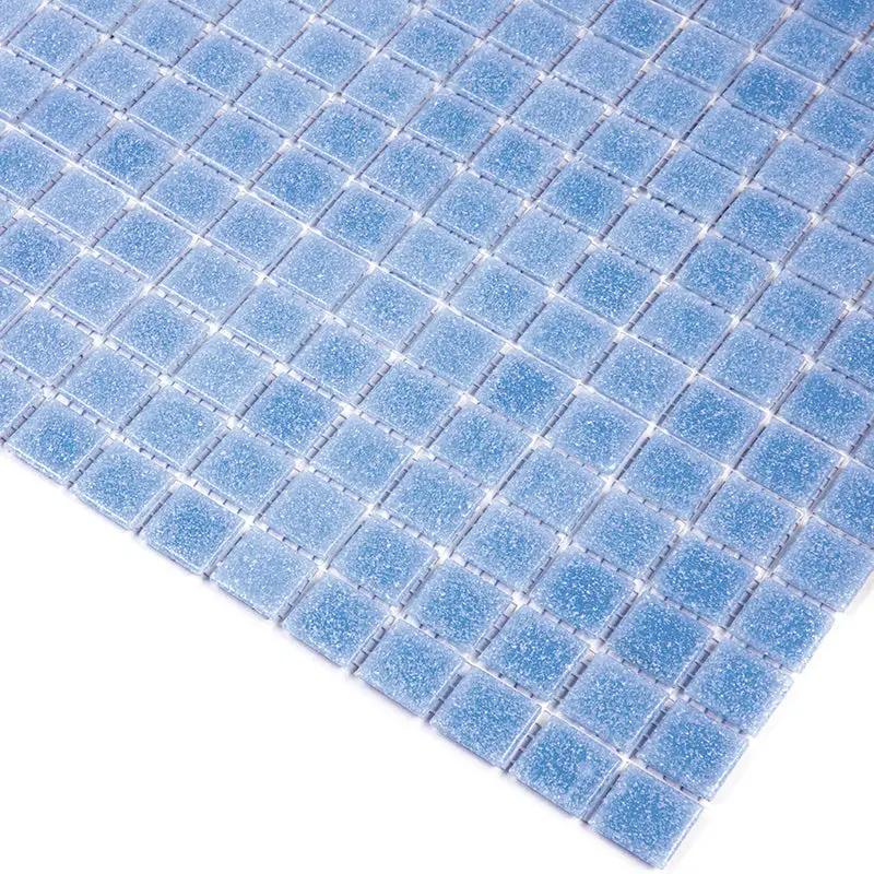 Maximum Blue 12x12 Glossy Uniform Square Glass Mosaic Tile (20 pack, 20 sq ft/case) by Apollo Tile