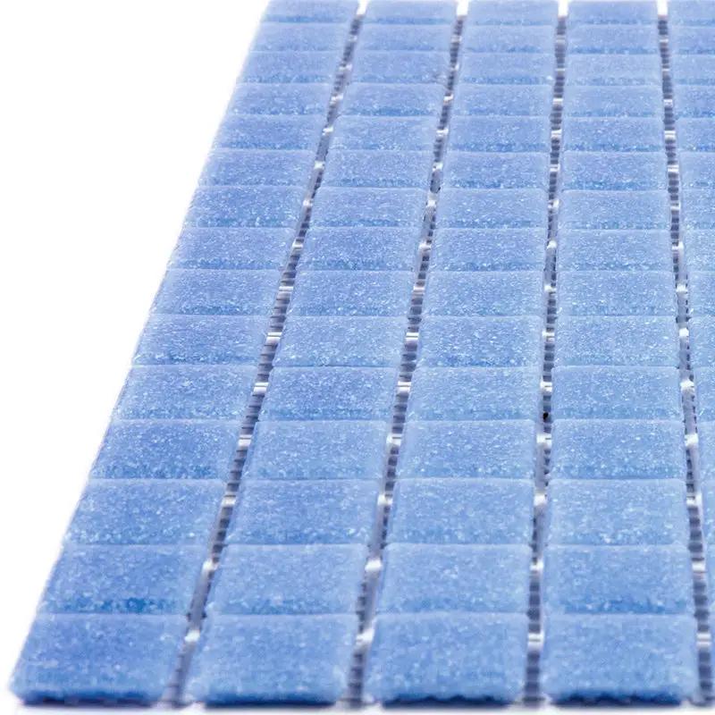 Maximum Blue 12x12 Glossy Uniform Square Glass Mosaic Tile (20 pack, 20 sq ft/case) by Apollo Tile