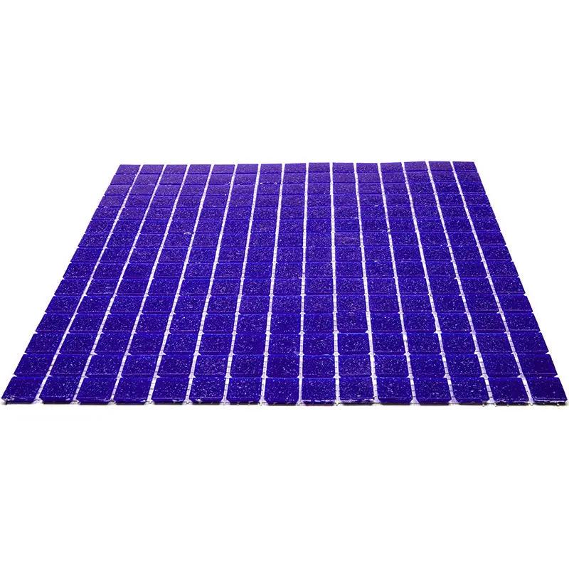 Cobalt Blue 12x12 Glossy Uniform Square Glass Mosaic Tile (20 pack, 20 sq ft/case) by Apollo Tile