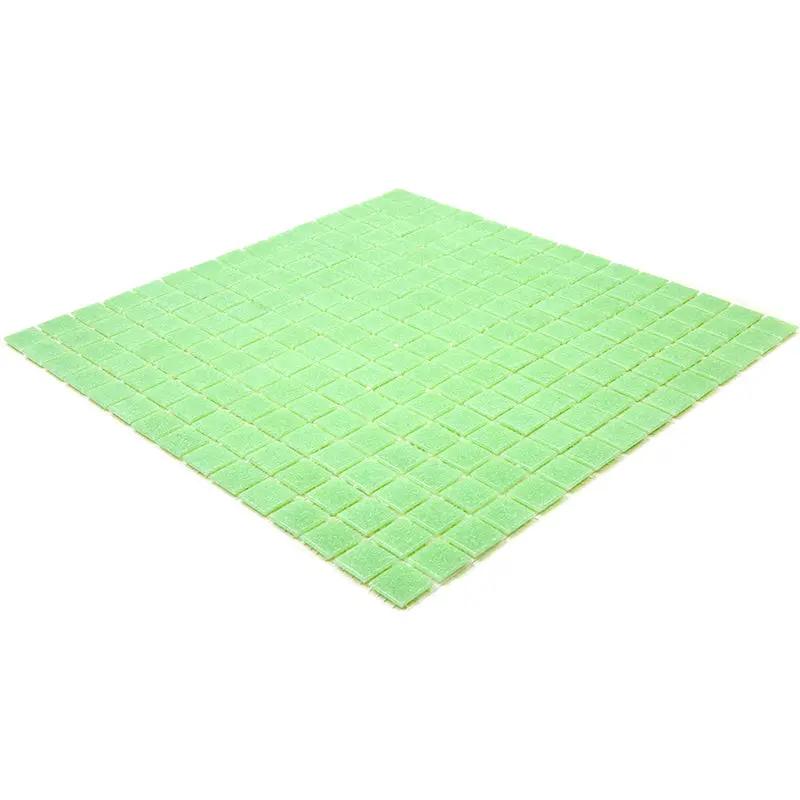 Mint Green 12x12 Glossy Uniform Square Glass Mosaic Tile (20 pack, 20 sq ft/case) by Apollo Tile