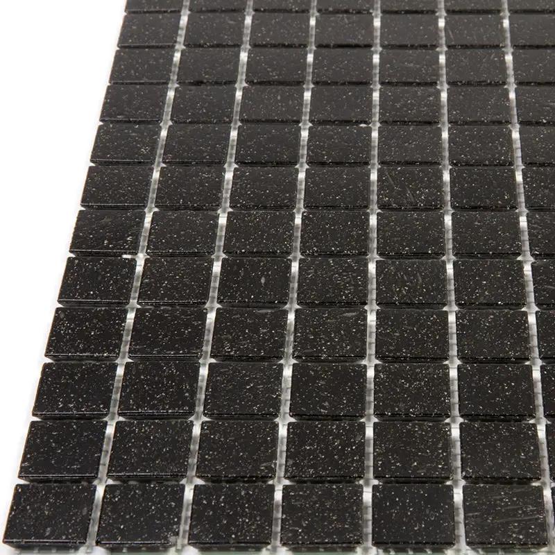 Dark Brown 12x12 Glossy Uniform Square Glass Mosaic Tile (20 pack, 20 sq ft/case) by Apollo Tile