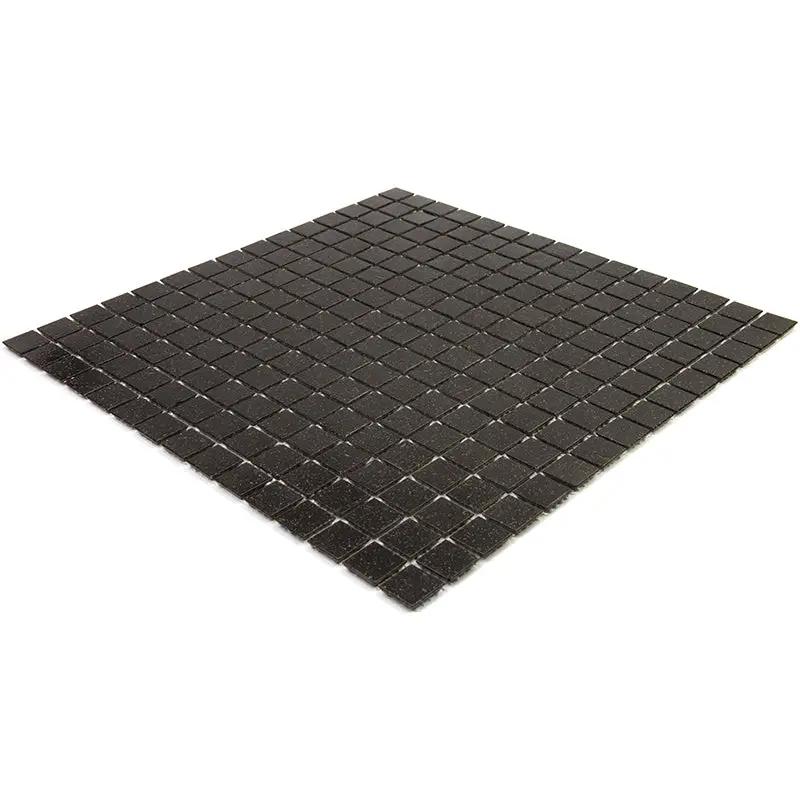 Dark Brown 12x12 Glossy Uniform Square Glass Mosaic Tile (20 pack, 20 sq ft/case) by Apollo Tile