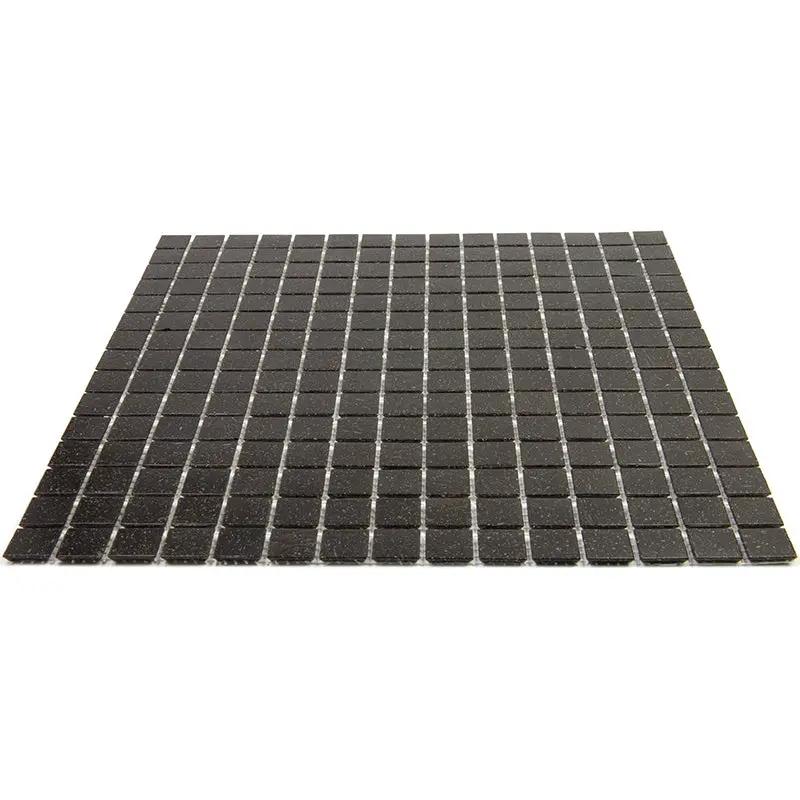 Dark Brown 12x12 Glossy Uniform Square Glass Mosaic Tile (20 pack, 20 sq ft/case) by Apollo Tile