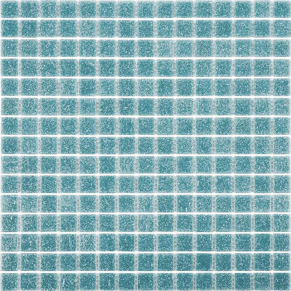 Blue-Green 12x12 Uniform Square Glossy Glass Mosaic Tile (20 pack, 20 sq ft/case)